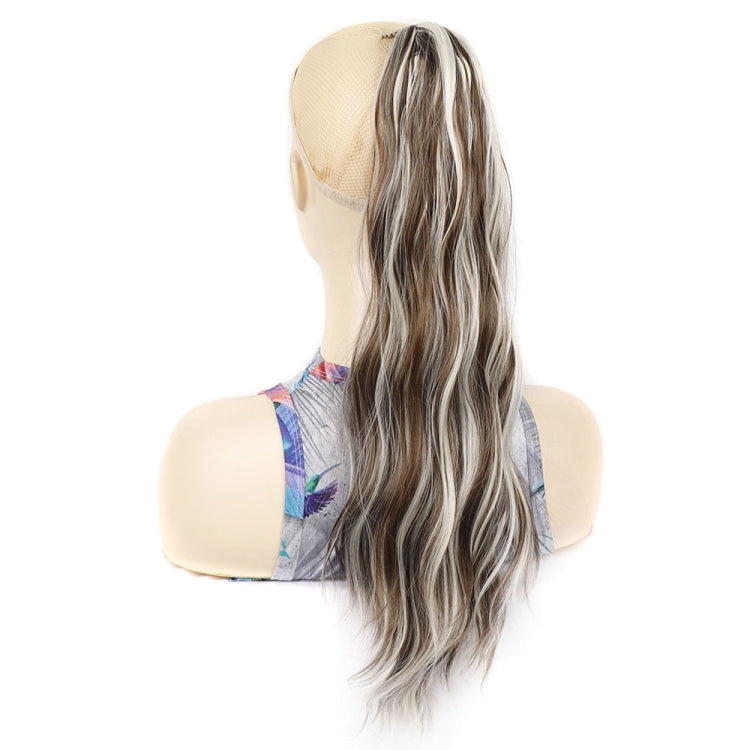 P96 Parrucca con clip Lunga coda di cavallo Ondulazione dell'acqua Parrucca riccia lunga