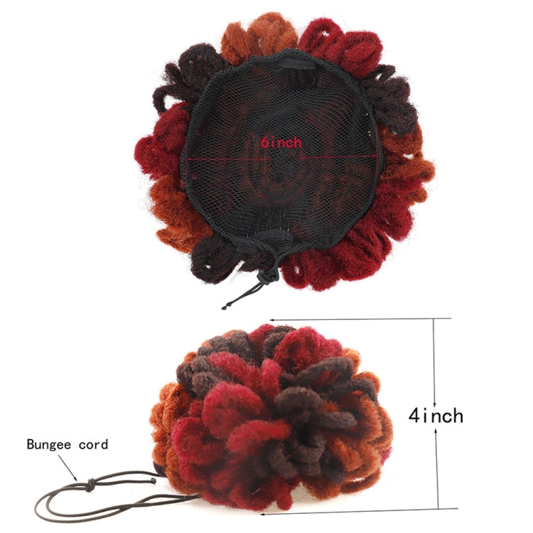 LSFBZB Parrucca Dreadlocks con coulisse Caterpillar Dreadlock Chignon per capelli ispidi, Spec:, 1B, 2, 1BH27, 1BHBUG, 4H27H30, 99JHBUGH, 27, 30, 27H613, 613