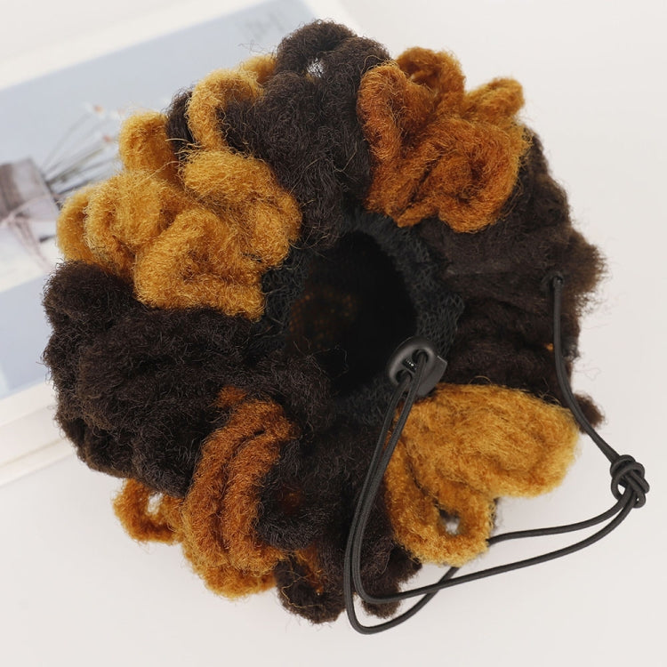 LSFBZB Parrucca Dreadlocks con coulisse Caterpillar Dreadlock Chignon per capelli ispidi, Spec:, 1B, 2, 1BH27, 1BHBUG, 4H27H30, 99JHBUGH, 27, 30, 27H613, 613