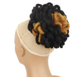 LSFBZB Parrucca Dreadlocks con coulisse Caterpillar Dreadlock Chignon per capelli ispidi, Spec:, 1B, 2, 1BH27, 1BHBUG, 4H27H30, 99JHBUGH, 27, 30, 27H613, 613