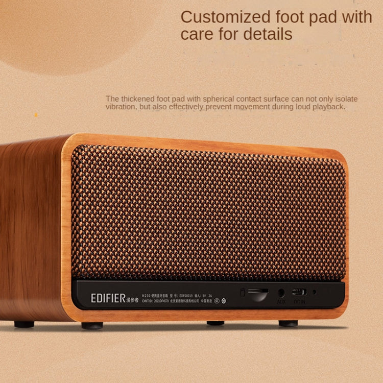 Altoparlante Bluetooth Edifier M230 in legno portatile