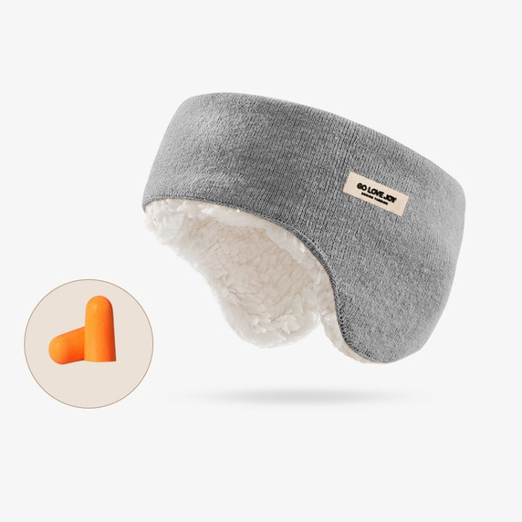 Golovejoy Winter Warm Cuffie insonorizzate + Set di tappi per le orecchie Maschera per gli occhi del sonno, 2 In 1 (Beige), 2 In 1 (Khaki), 2 In 1 (Gray), 2 In 1 (Pink), 2 In 1 (Black)
