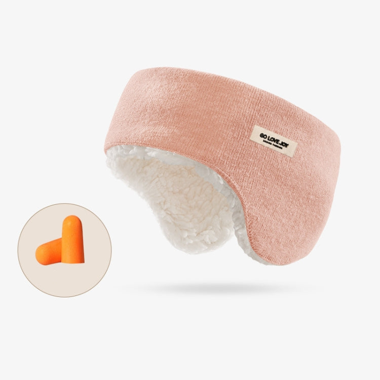 Golovejoy Winter Warm Cuffie insonorizzate + Set di tappi per le orecchie Maschera per gli occhi del sonno, 2 In 1 (Beige), 2 In 1 (Khaki), 2 In 1 (Gray), 2 In 1 (Pink), 2 In 1 (Black)