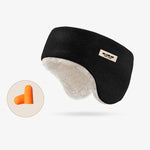 Golovejoy Winter Warm Cuffie insonorizzate + Set di tappi per le orecchie Maschera per gli occhi del sonno, 2 In 1 (Beige), 2 In 1 (Khaki), 2 In 1 (Gray), 2 In 1 (Pink), 2 In 1 (Black)