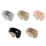 Golovejoy Winter Warm Cuffie insonorizzate + Set di tappi per le orecchie Maschera per gli occhi del sonno, 2 In 1 (Beige), 2 In 1 (Khaki), 2 In 1 (Gray), 2 In 1 (Pink), 2 In 1 (Black)