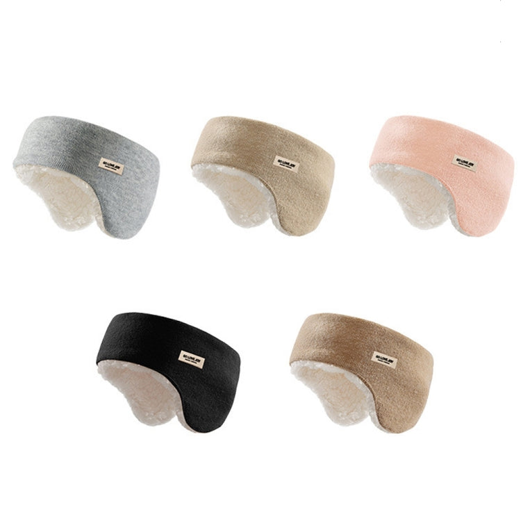 Golovejoy Winter Warm Cuffie insonorizzate + Set di tappi per le orecchie Maschera per gli occhi del sonno, 2 In 1 (Beige), 2 In 1 (Khaki), 2 In 1 (Gray), 2 In 1 (Pink), 2 In 1 (Black)