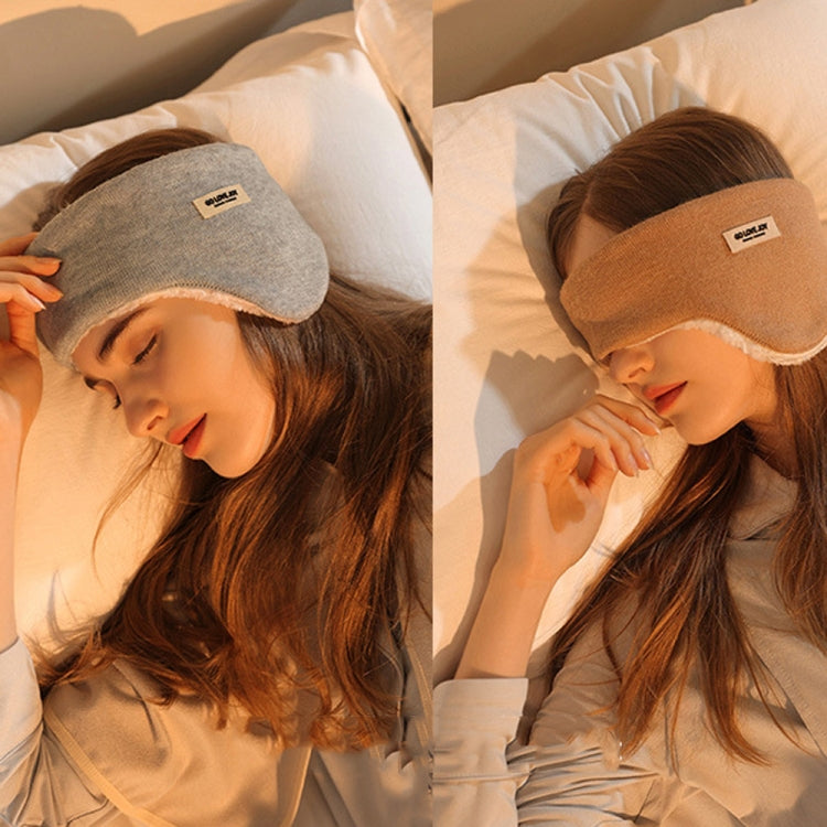 Golovejoy Winter Warm Cuffie insonorizzate + Set di tappi per le orecchie Maschera per gli occhi del sonno, 2 In 1 (Beige), 2 In 1 (Khaki), 2 In 1 (Gray), 2 In 1 (Pink), 2 In 1 (Black)