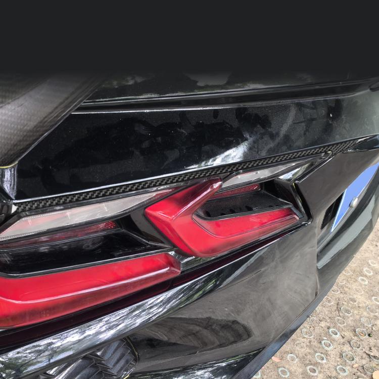 Adesivi decorativi per fanali posteriori per Chevrolet Corvette C8, 2 pezzi/set