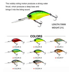 2pcs Laser interno Deep Dive Pesca in mare Rock Fat Esca finta Esca rigida in plastica, 2pcs CB033/A, 2pcs CB033/B, 2pcs CB033/C, 2pcs CB033/D, 2pcs CB033/E, 2pcs CB033/F, 2pcs CB033/G, 2pcs CB033/H, 2pcs CB034/A, 2pcs Cb034/B, 2pcs CB034/C, 2pcs CB034...