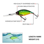 2pcs Laser interno Deep Dive Pesca in mare Rock Fat Esca finta Esca rigida in plastica, 2pcs CB033/A, 2pcs CB033/B, 2pcs CB033/C, 2pcs CB033/D, 2pcs CB033/E, 2pcs CB033/F, 2pcs CB033/G, 2pcs CB033/H, 2pcs CB034/A, 2pcs Cb034/B, 2pcs CB034/C, 2pcs CB034...