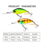 2pcs Laser interno Deep Dive Pesca in mare Rock Fat Esca finta Esca rigida in plastica, 2pcs CB033/A, 2pcs CB033/B, 2pcs CB033/C, 2pcs CB033/D, 2pcs CB033/E, 2pcs CB033/F, 2pcs CB033/G, 2pcs CB033/H, 2pcs CB034/A, 2pcs Cb034/B, 2pcs CB034/C, 2pcs CB034...