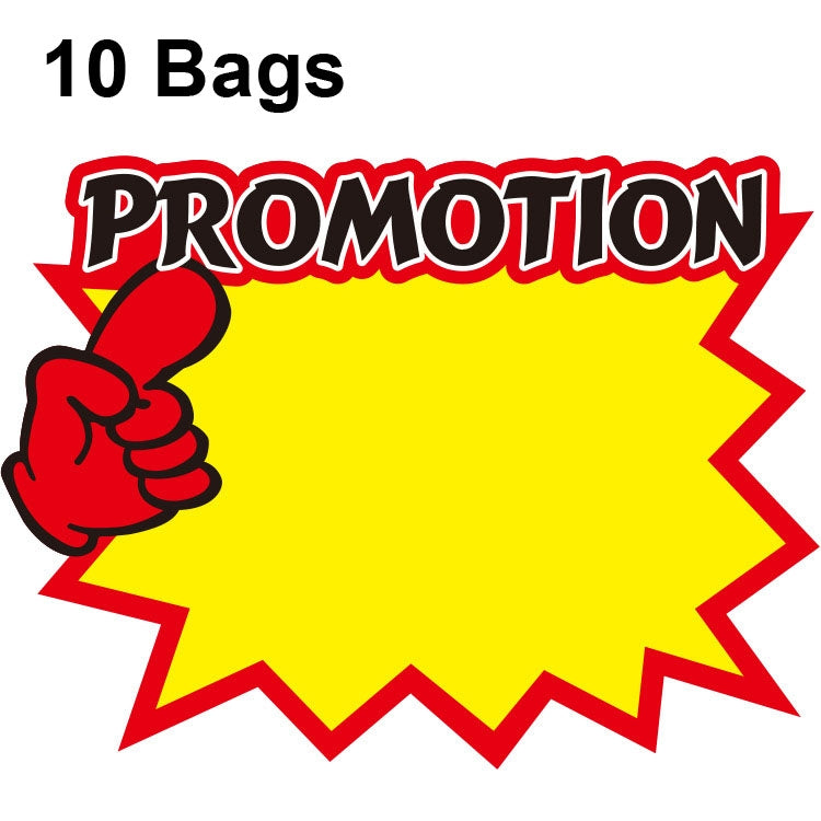 10 buste 25x19 cm Adesivo esplosione Etichetta prezzo prodotto Etichetta prezzo supermercato, WM-001, WM-002, WM-003, WM-005, WM-006, WM-007, WM-008, WM-009, WM-010, WM-011, WM-012, WM-013, XD-511, XD-520, XD-532, XD-537, XD-541, XD-559