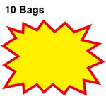 10 buste 25x19 cm Adesivo esplosione Etichetta prezzo prodotto Etichetta prezzo supermercato, WM-001, WM-002, WM-003, WM-005, WM-006, WM-007, WM-008, WM-009, WM-010, WM-011, WM-012, WM-013, XD-511, XD-520, XD-532, XD-537, XD-541, XD-559