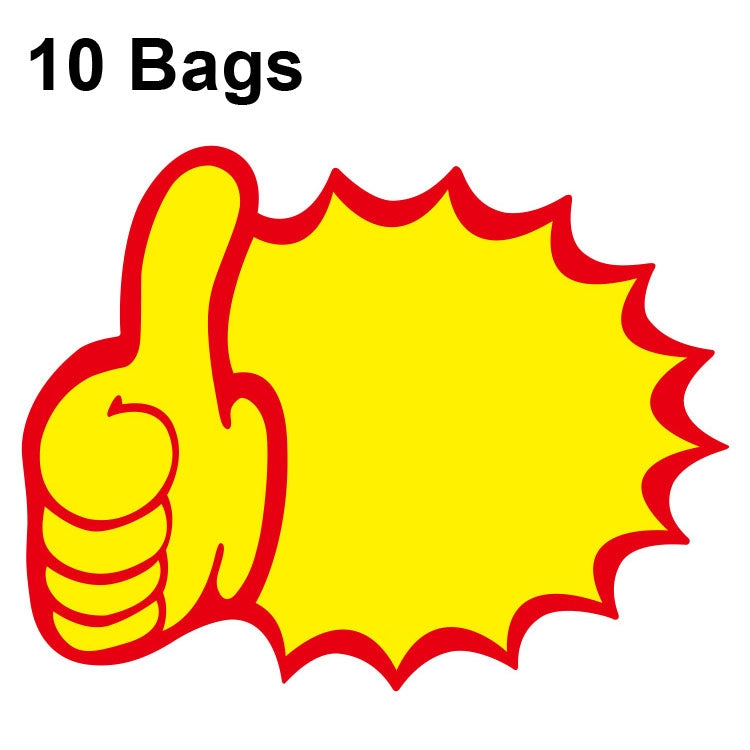 10 buste 25x19 cm Adesivo esplosione Etichetta prezzo prodotto Etichetta prezzo supermercato, WM-001, WM-002, WM-003, WM-005, WM-006, WM-007, WM-008, WM-009, WM-010, WM-011, WM-012, WM-013, XD-511, XD-520, XD-532, XD-537, XD-541, XD-559