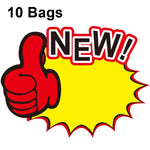 10 buste 21x15 cm Adesivo esplosione Etichetta prezzo prodotto Etichetta prezzo supermercato, WM201, WM202, WM203, WM205, WM206, WM207, WM208, WM209, WM210, WM211, WM212, WM213