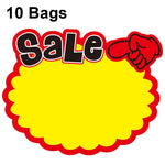 10 buste 21x15 cm Adesivo esplosione Etichetta prezzo prodotto Etichetta prezzo supermercato, WM201, WM202, WM203, WM205, WM206, WM207, WM208, WM209, WM210, WM211, WM212, WM213