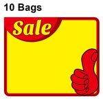 10 buste 21x15 cm Adesivo esplosione Etichetta prezzo prodotto Etichetta prezzo supermercato, WM201, WM202, WM203, WM205, WM206, WM207, WM208, WM209, WM210, WM211, WM212, WM213