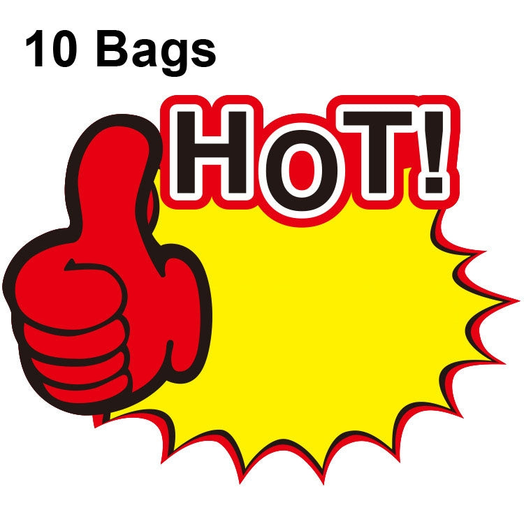 10 sacchetti 18x14cm Adesivo esplosione Etichetta prezzo prodotto Etichetta prezzo supermercato, WM-101, WM-102, WM-103, WM-105, WM-106, WM-107, WM-108, WM-109, WM-10, WM-111, WM-12, WM-113, XD-028, XD-022, XD-009, XD-047, XD-051, XD-069