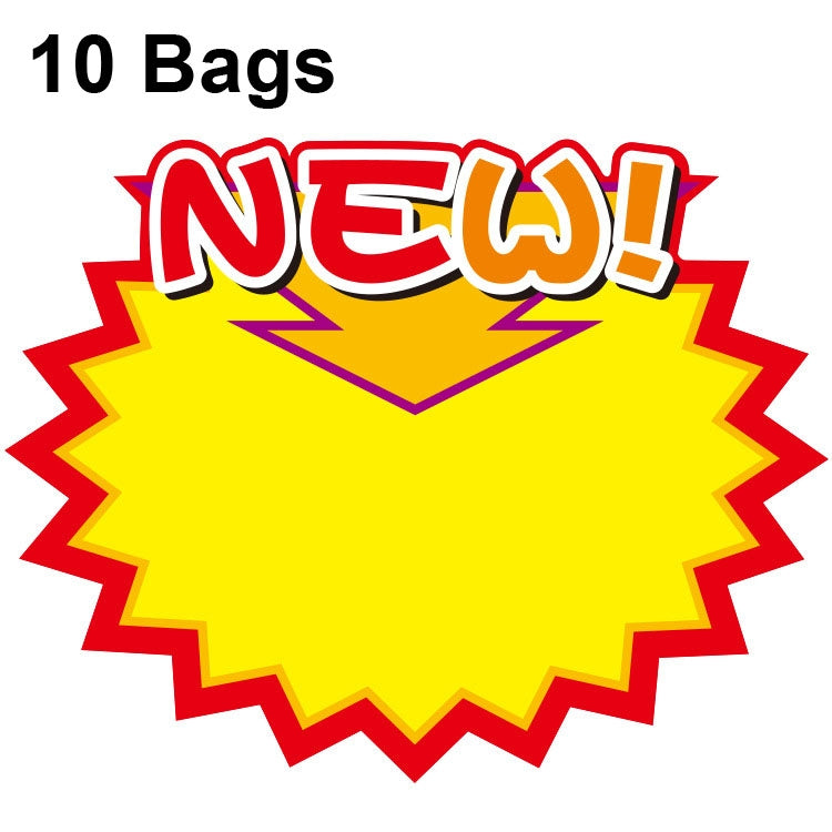 10 sacchetti 18x14cm Adesivo esplosione Etichetta prezzo prodotto Etichetta prezzo supermercato, WM-101, WM-102, WM-103, WM-105, WM-106, WM-107, WM-108, WM-109, WM-10, WM-111, WM-12, WM-113, XD-028, XD-022, XD-009, XD-047, XD-051, XD-069