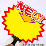 10 sacchetti 9x7cm Adesivo esplosione Etichetta prezzo prodotto Etichetta prezzo supermercato, WM-301, WM-302, WM-303, WM-305, WM-306, WM-307, WM-308, WM-309, WM-310, WM-311, WM-312, WM-313, WM-314