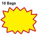 10 sacchetti 9x7cm Adesivo esplosione Etichetta prezzo prodotto Etichetta prezzo supermercato, WM-301, WM-302, WM-303, WM-305, WM-306, WM-307, WM-308, WM-309, WM-310, WM-311, WM-312, WM-313, WM-314