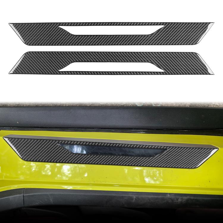 Adesivi decorativi per battitacco per Chevrolet Corvette C8, set da 2 pezzi.