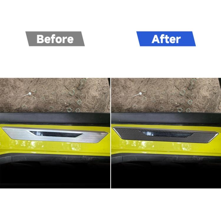 Adesivi decorativi per battitacco per Chevrolet Corvette C8, set da 2 pezzi.