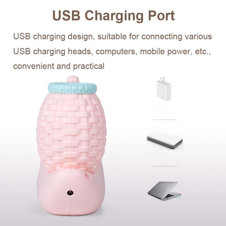 L-0 Cartoon Lumaca Portapenne USB Ricaricabile LED Soft Eye-Protezione Lampada da scrivania