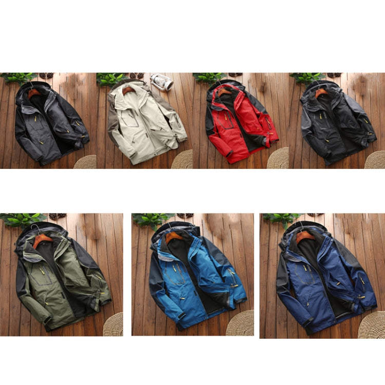 LSM-121 Giacche da uomo autunnali e invernali Afferra la fodera interna in pile Abbigliamento da escursionismo all'aperto, L, XL, 2XL