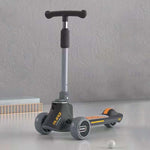 MIJIAQI 01 Scooter per bambini pieghevole multifunzionale 3 in 1 con musica e luci, specifiche:, White Seat, Gray Seat, Pink Seat, Blue Seat, White, Gray, Pink, Blue
