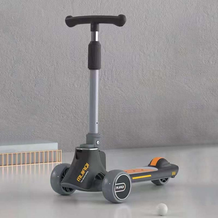 MIJIAQI 01 Scooter per bambini pieghevole multifunzionale 3 in 1 con musica e luci, specifiche:, White Seat, Gray Seat, Pink Seat, Blue Seat, White, Gray, Pink, Blue