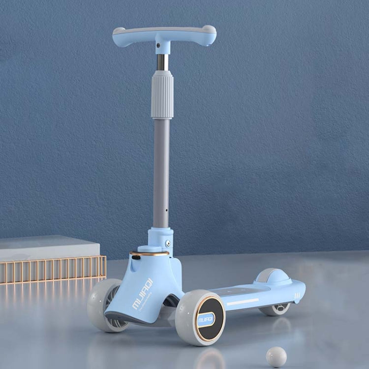 MIJIAQI 01 Scooter per bambini pieghevole multifunzionale 3 in 1 con musica e luci, specifiche:, White Seat, Gray Seat, Pink Seat, Blue Seat, White, Gray, Pink, Blue