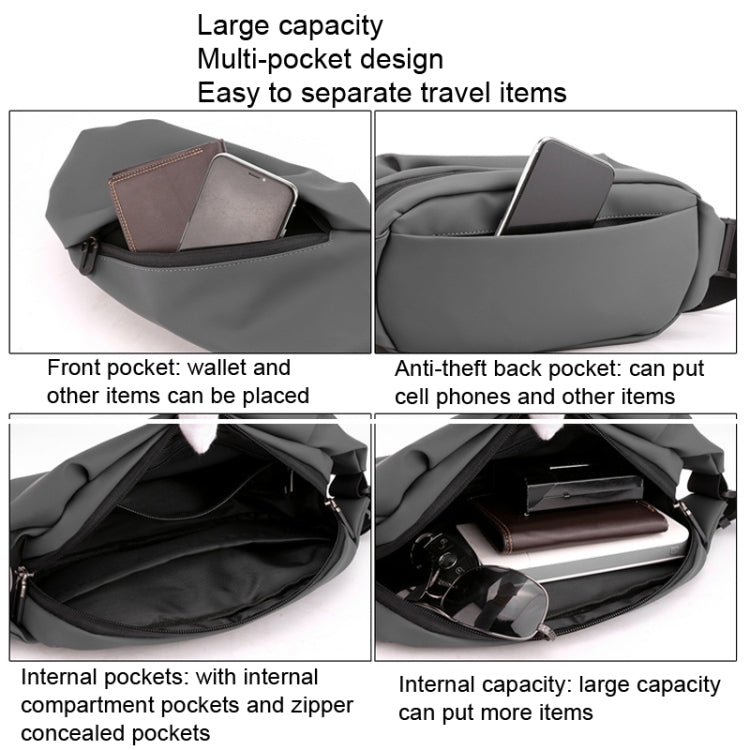HAOSHUAI 1100-20 Marsupio da uomo Borsa per cellulare da corsa all'aperto, 1100-20 Dark Blue, 1100-20 Black, 1100-20 Army Green