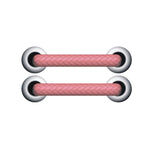 10 pezzi Adesivo per auto con lacci per scarpe Adesivo per toppe antigraffio, Cross Red Shoelace, Cross Black Shoelace, Cross Pink Shoelace, Horizontal Red Shoelace, Horizontal Black Shoelace, Horizontal Pink Shoelace