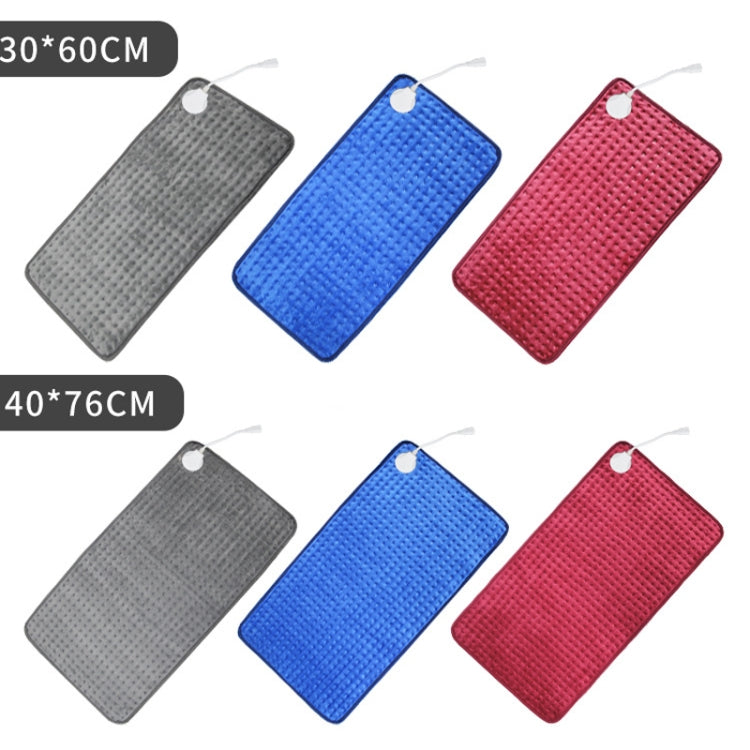 Piccola coperta termica a bassa tensione per ufficio terapeutico con termoforo, spina CN, 30x40cm, 30x60cm, 40x76cm Gray, 40x76cm Red, 40x76cm Blue