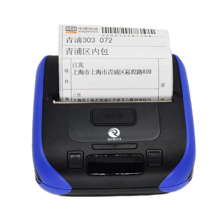 QIRUI 72mm Stampante portatile Bluetooth per ricevute termiche portatili Express List, spina CN, QR-386A