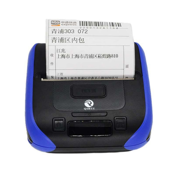 QIRUI 72mm Stampante portatile Bluetooth per ricevute termiche portatili Express List, spina CN, QR-386A
