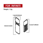 Per Infiniti G35/G37/G25/Q60 2 pezzi/set adesivo pulsante risposta volante