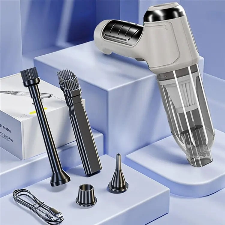 SUITU Aspirapolvere portatile senza fili per ricarica bagnata e bagnata per auto, stile:, Basic Gray White, Basic Black, Brushless Silver Gray