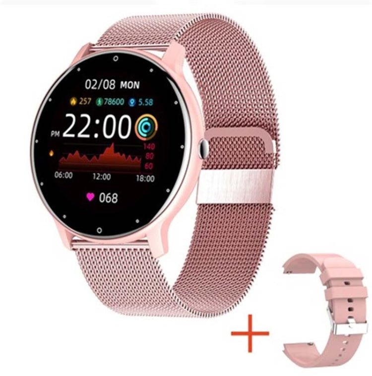 BW0223 Frequenza cardiaca/Ossigeno nel sangue/Monitoraggio della pressione sanguigna Bluetooth Smart Calling Watch, Silicone Black, Silicone Blue, Silicone Pink, Silicone Beige, Mesh Black, Mesh Pink, Mesh Blue