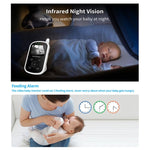 UU24 Monitor per bambini wireless 2,4" con temperatura