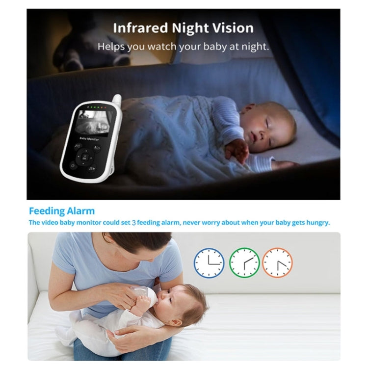 UU24 Monitor per bambini wireless 2,4" con temperatura