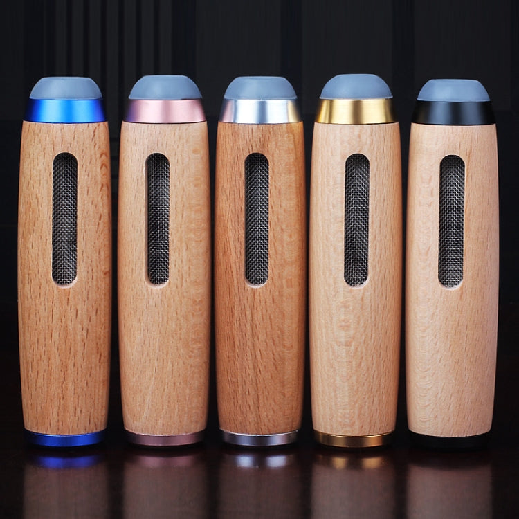 Posacenere anti-volo multifunzionale per fumatori, Beechwood Gold, Beechwood Silver, Beechwood Rose Gold, Beechwood Blue, Beechwood Black, Beechwood Dark Walnut