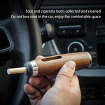 Posacenere anti-volo multifunzionale per fumatori, Beechwood Gold, Beechwood Silver, Beechwood Rose Gold, Beechwood Blue, Beechwood Black, Beechwood Dark Walnut