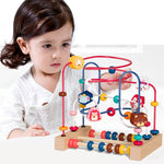 Perline in legno per bambini gioco educativo 23cm