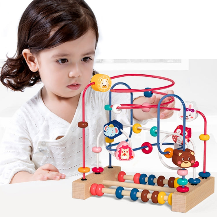 Perline in legno per bambini gioco educativo 23cm