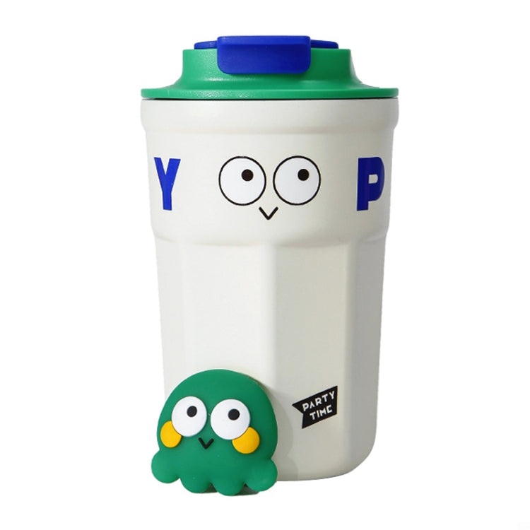 Tazza di isolamento termico Cartoon 316 Tazza da caffè in acciaio inossidabile Tazza da acqua, Capacità:, 400ml White, 400ml Purple, 400ml Pink, 400ml Light Green
