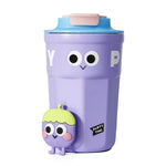 Tazza di isolamento termico Cartoon 316 Tazza da caffè in acciaio inossidabile Tazza da acqua, Capacità:, 400ml White, 400ml Purple, 400ml Pink, 400ml Light Green