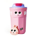 Tazza di isolamento termico Cartoon 316 Tazza da caffè in acciaio inossidabile Tazza da acqua, Capacità:, 400ml White, 400ml Purple, 400ml Pink, 400ml Light Green