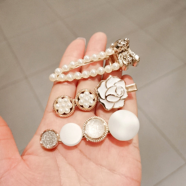 3 set copricapo per ragazze adolescenti con fermaglio per capelli con strass di perle marine
